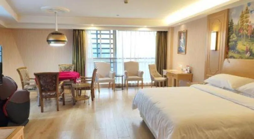 Bed in Vienna Hotel Chengdu Chadianzi Toursim Center