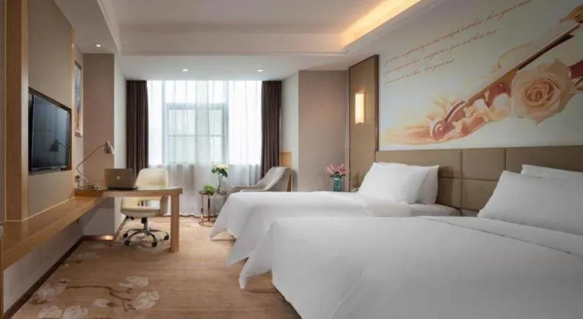 Bed in Vienna Hotel Nanchang West Station Guobo Metro Station