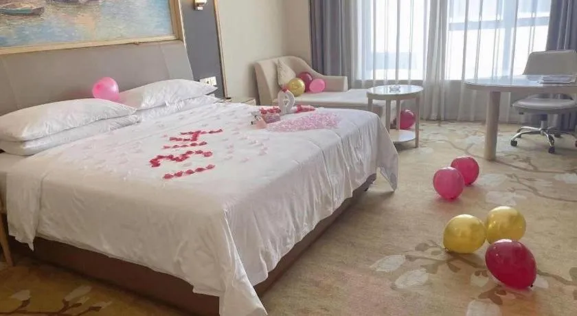 Bed in Vienna Hotel Nanchang West Station Guobo Metro Station