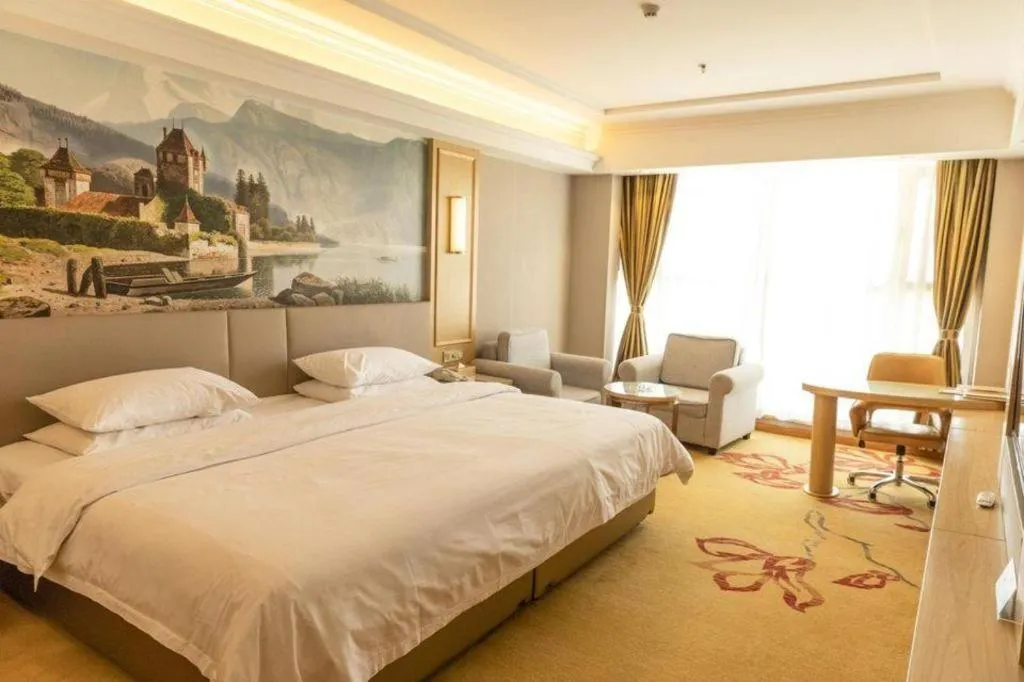 Bed in Vienna Hotel Shandong Linyi Mengyin