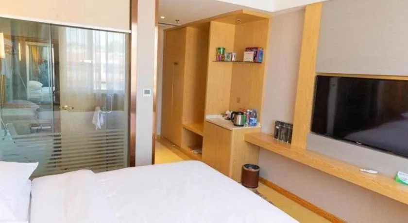 Bed in Vienna Hotel Shandong Linyi Mengyin