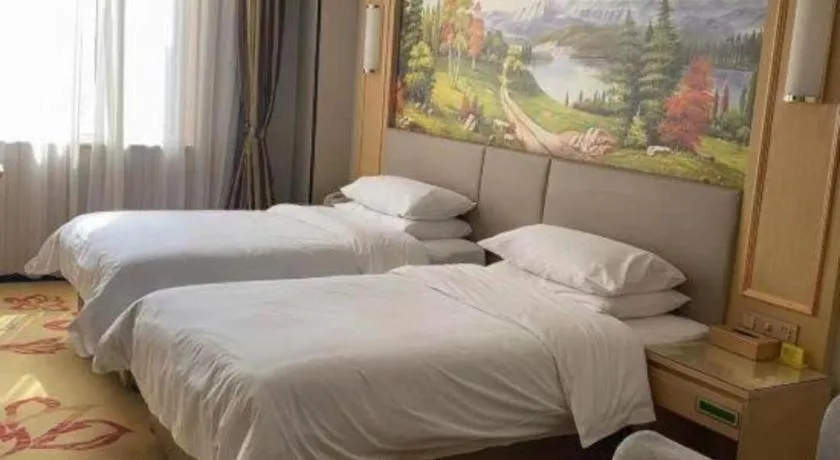 Bed in Vienna Hotel Shandong Linyi Mengyin