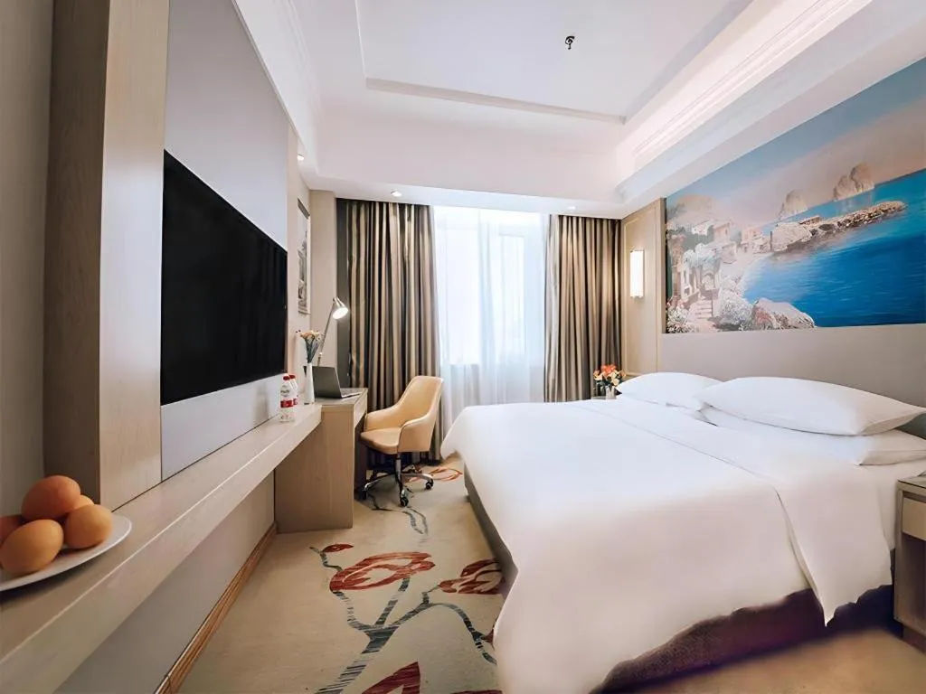 Bed in Vienna Hotel Shandong Linyi Mengyin