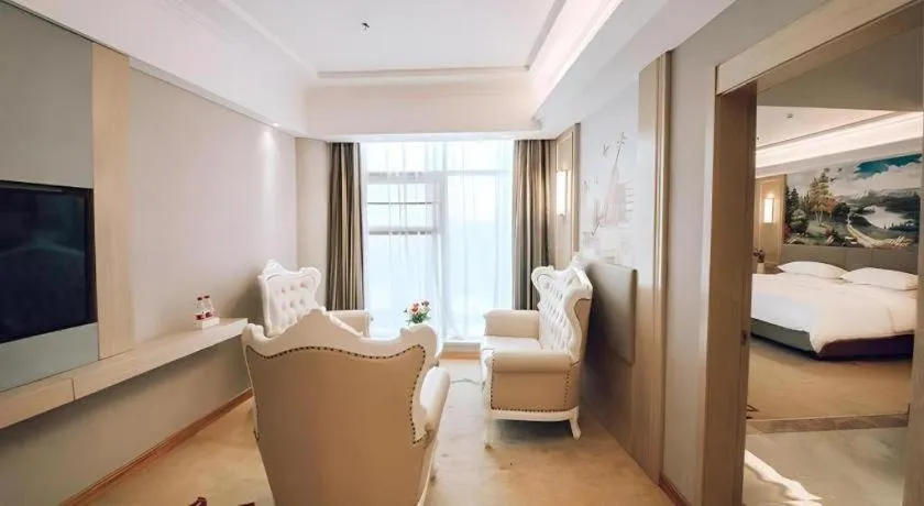 Bed in Vienna Hotel Shandong Linyi Mengyin