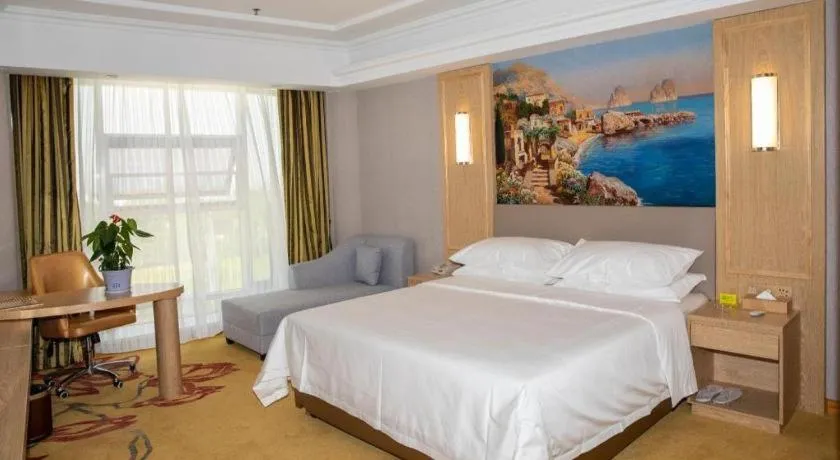 Bed in Vienna Hotel Shandong Linyi Mengyin