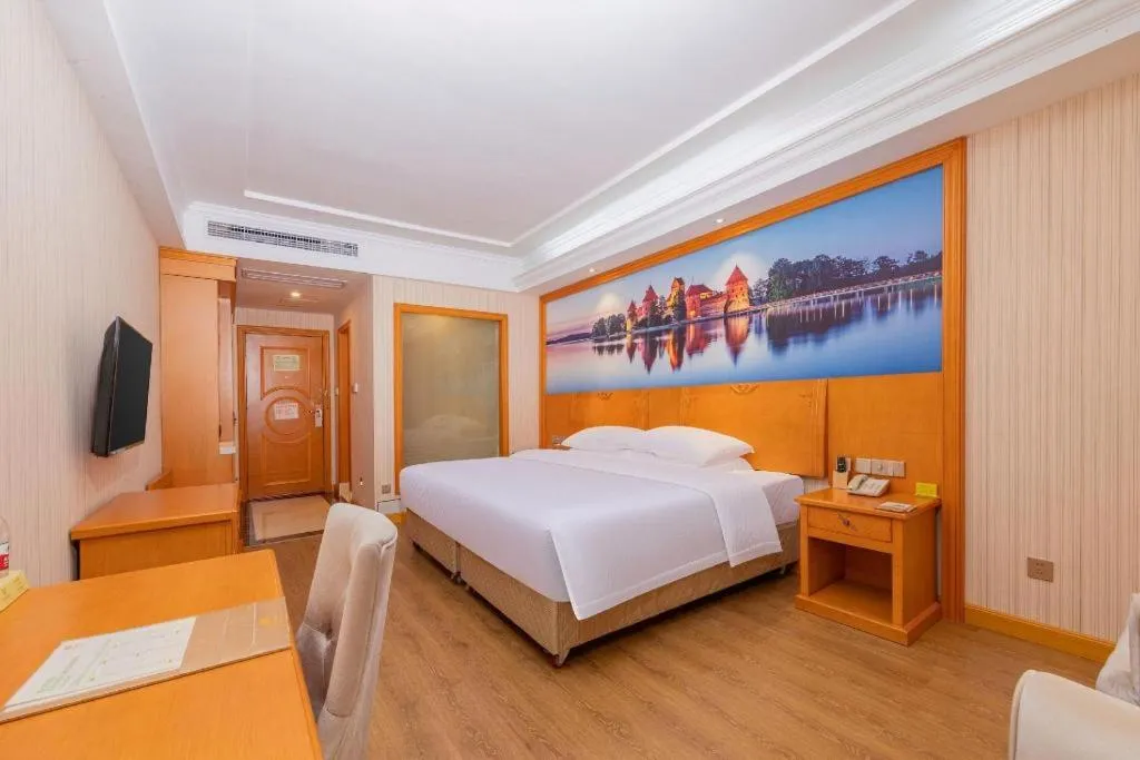 Bed in Vienna Hotel Hubei Enshi Railway Station