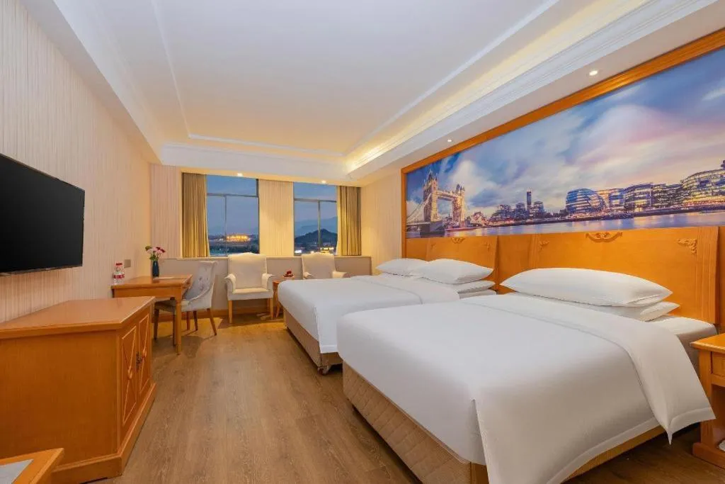 Bed in Vienna Hotel Hubei Enshi Railway Station