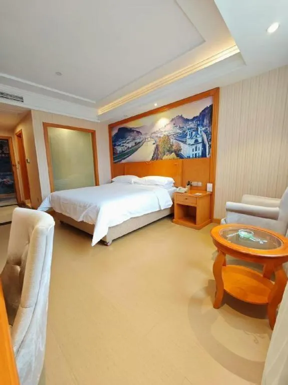 Bed in Vienna Hotel Hubei Enshi Railway Station