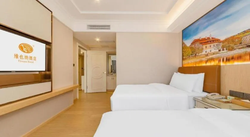 Bed in Vienna Hotel Guangdong Shantou South Bus Station