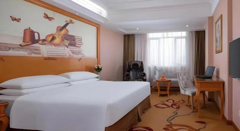 Bed in Vienna Hotel Guangdong Shantou South Bus Station