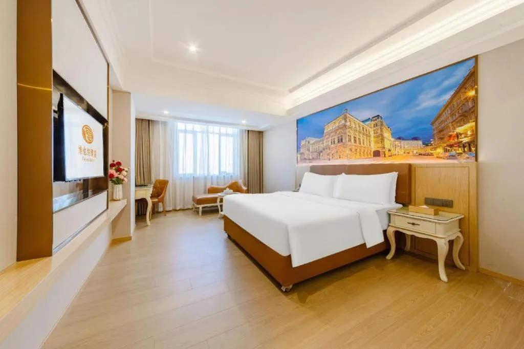 Bed in Vienna Hotel Guangdong Shantou South Bus Station