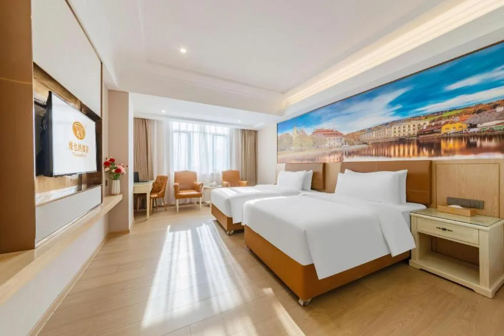 Bed in Vienna Hotel Guangdong Shantou South Bus Station