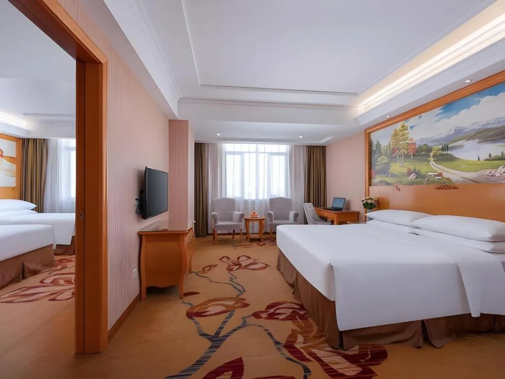 Bed in Vienna Hotel Guangdong Shantou South Bus Station