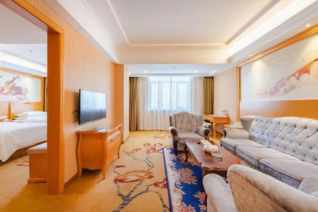 Bed in Vienna Hotel Guangdong Shantou South Bus Station