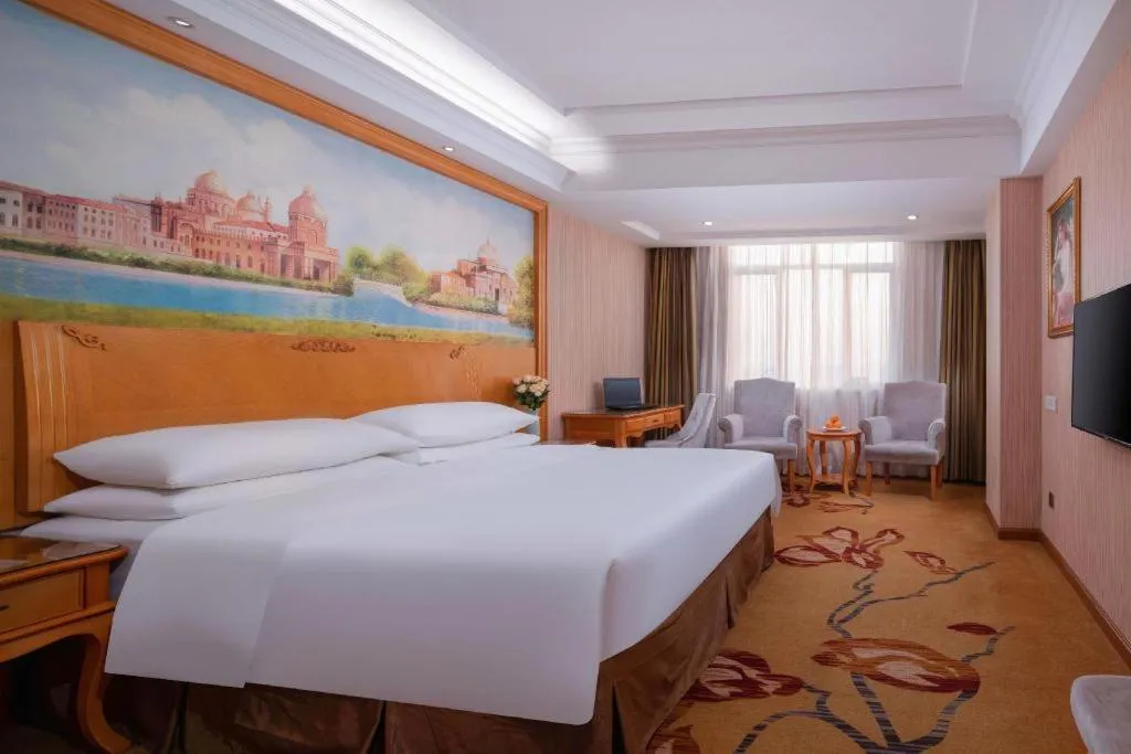 Bed in Vienna Hotel Guangdong Shantou South Bus Station