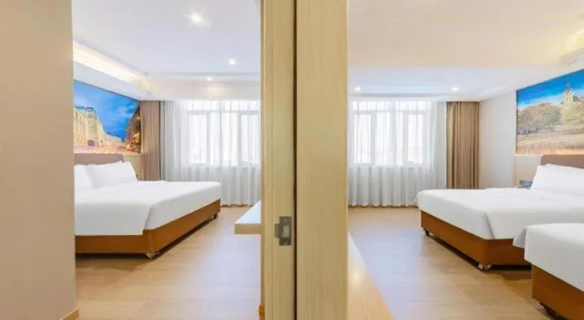 Bed in Vienna Hotel Guangdong Shantou South Bus Station