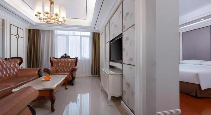 Bed in Vienna Hotel Guangdong Shantou South Bus Station