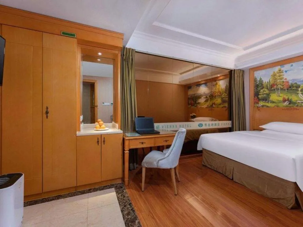 Bed in Vienna Hotel Guangdong Shantou South Bus Station