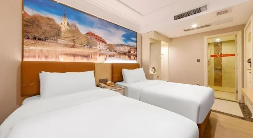 Bed in Vienna Hotel Guangdong Shantou South Bus Station