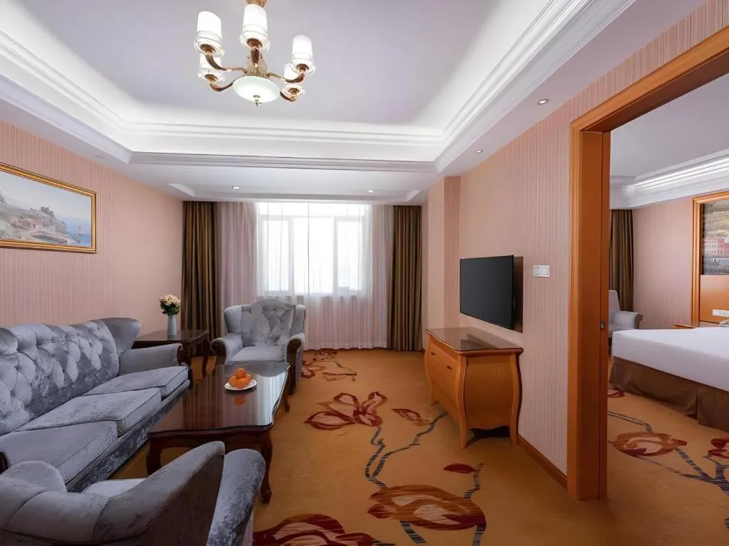 Bed in Vienna Hotel Guangdong Shantou South Bus Station