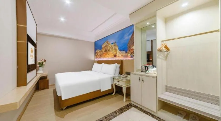 Bed in Vienna Hotel Guangdong Shantou South Bus Station