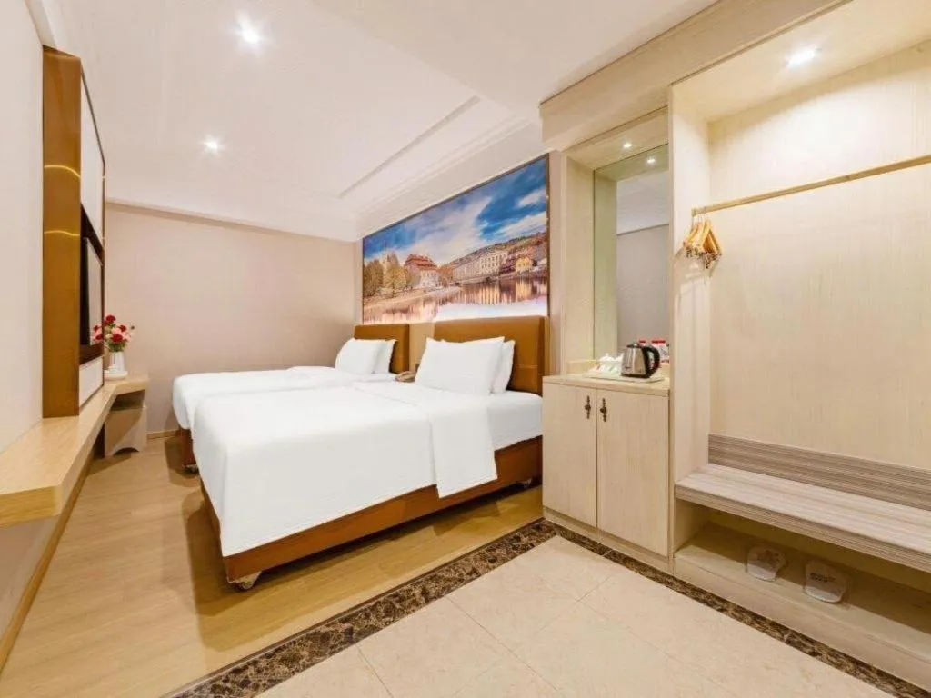 Bed in Vienna Hotel Guangdong Shantou South Bus Station