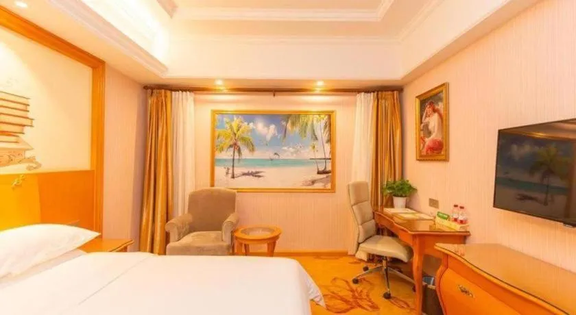 Bed in Vienna Hotel Shanghai Songjiang Market Miaoqian Street