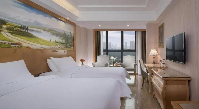 Bed in Vienna Hotel Chongqing West Station Southwesten Hospital