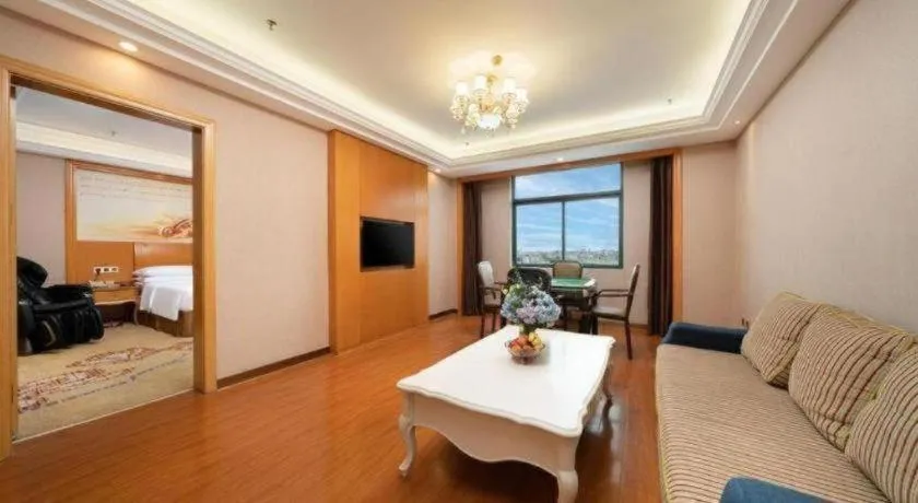 Bed in Vienna Hotel Nanning Anji Wanda 33rd Middle School Metro Station