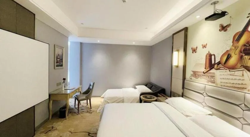 Bed in Vienna Hotel Wuhan Guobo Jiangang Metro Station