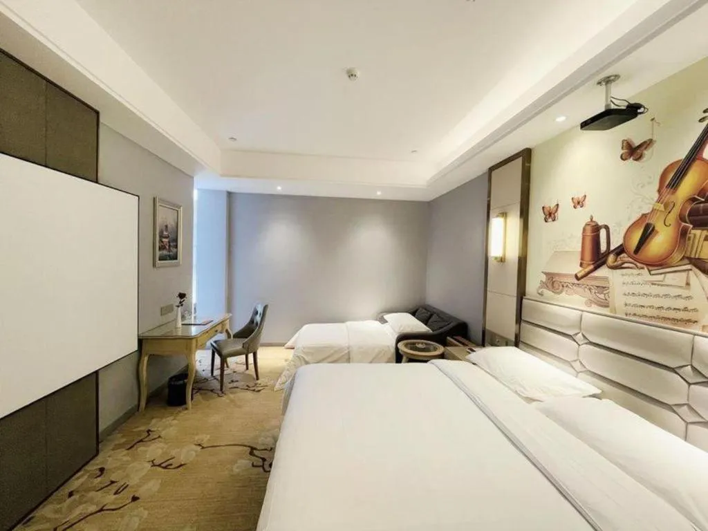 Bed in Vienna Hotel Wuhan Guobo Jiangang Metro Station