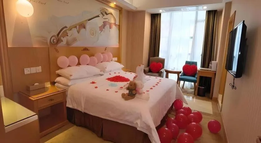 Bed in Vienna Hotel Chongqing Wanzhou Wanda Plaza