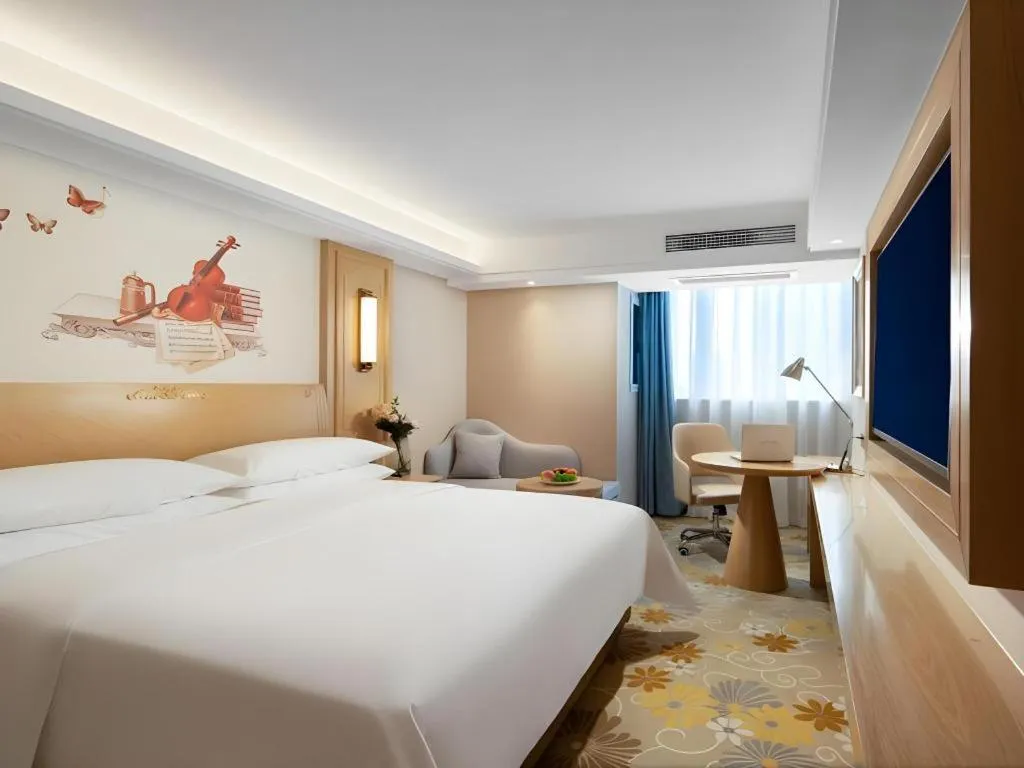 Bed in Vienna Hotel Chongqing Lijiatuo Pedestrian Street