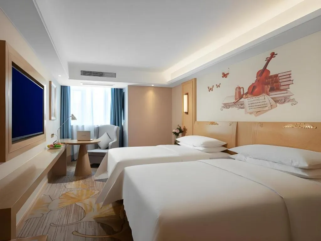 Bed in Vienna Hotel Chongqing Lijiatuo Pedestrian Street