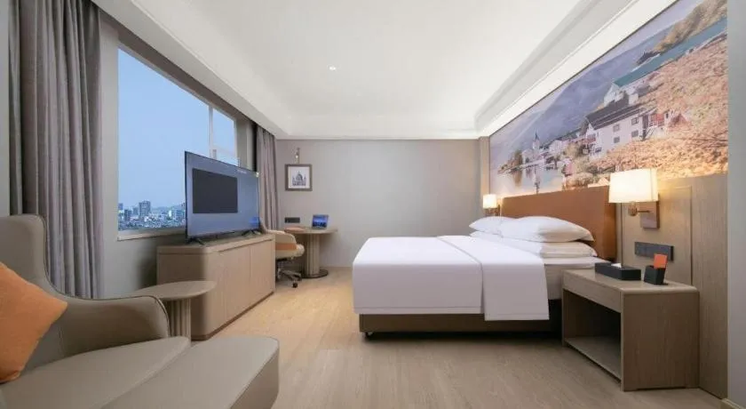 Bed in Vienna Hotel Hubei Jinzhou Changjiang University