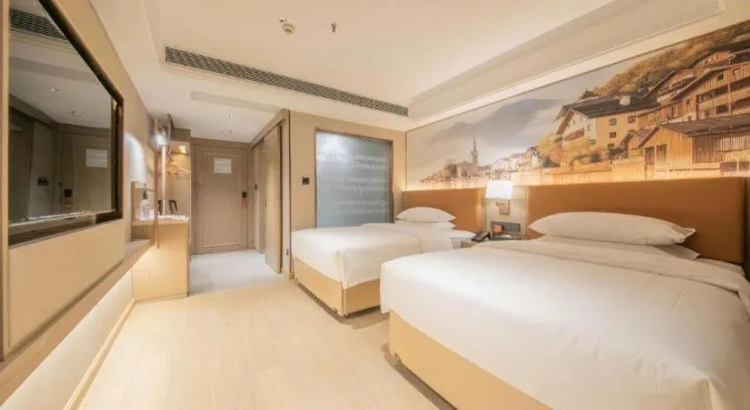 Bed in Vienna Hotel Hubei Jinzhou Changjiang University
