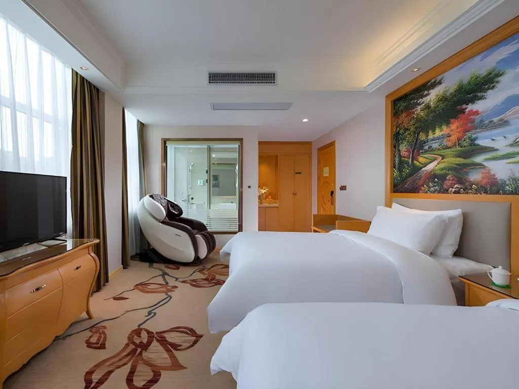 Bed in Vienna Hotel Hubei Jinzhou Changjiang University