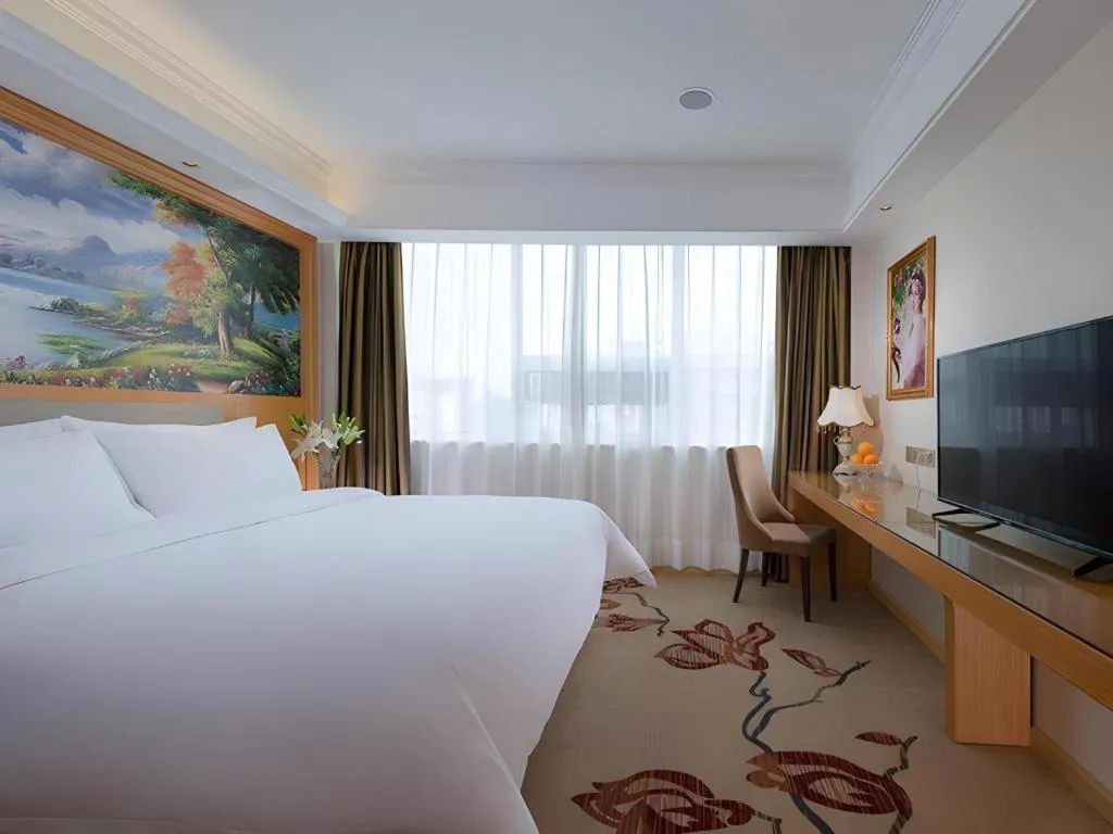 Bed in Vienna Hotel Hubei Jinzhou Changjiang University