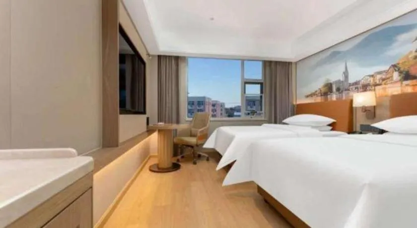 Bed in Vienna Hotel Hubei Jinzhou Changjiang University