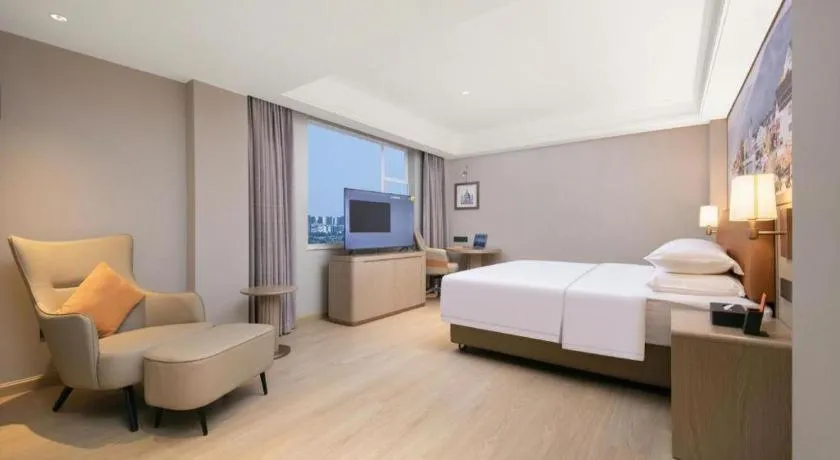 Bed in Vienna Hotel Hubei Jinzhou Changjiang University