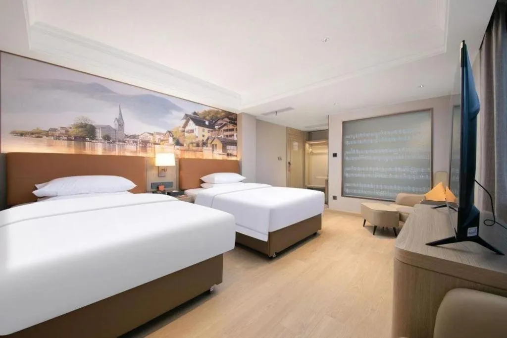 Bed in Vienna Hotel Hubei Jinzhou Changjiang University