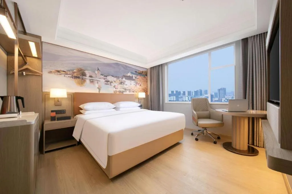 Bed in Vienna Hotel Hubei Jinzhou Changjiang University