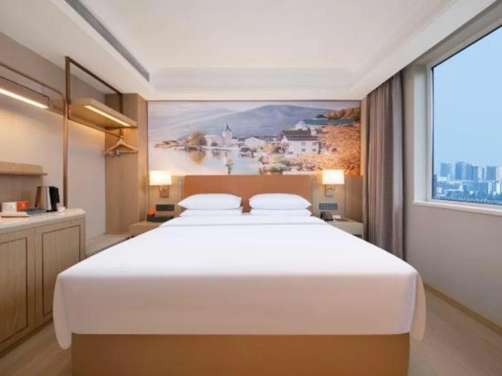 Bed in Vienna Hotel Hubei Jinzhou Changjiang University