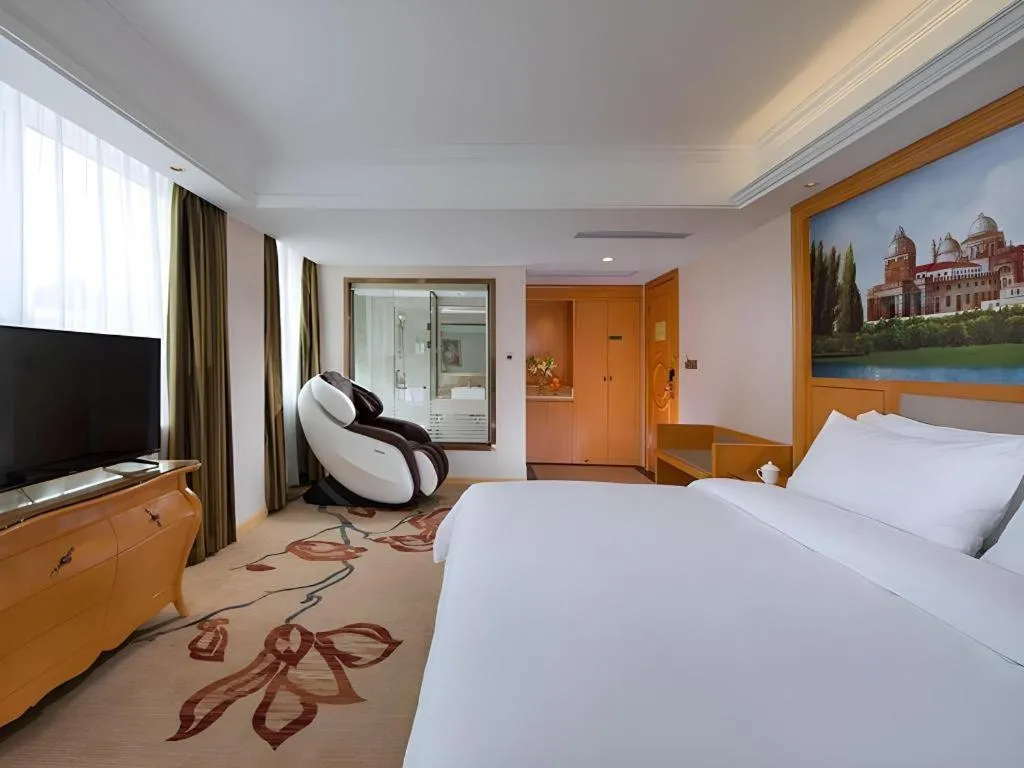 Bed in Vienna Hotel Hubei Jinzhou Changjiang University