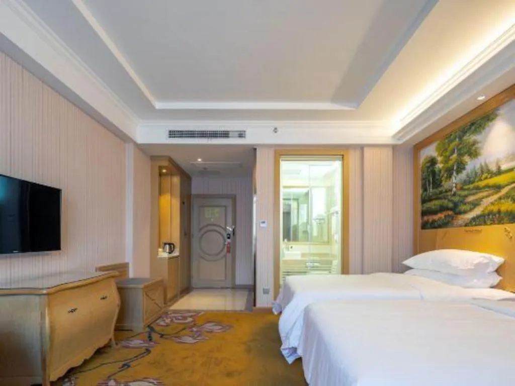 Bed in Vienna Hotel Anhui Jixi High-Speed Railway Station
