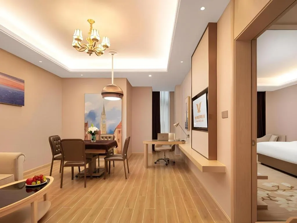 Bed in Vienna Hotel Chongqing Fengdu