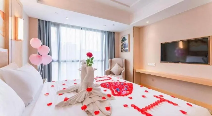 Bed in Vienna Hotel Chongqing Fengdu