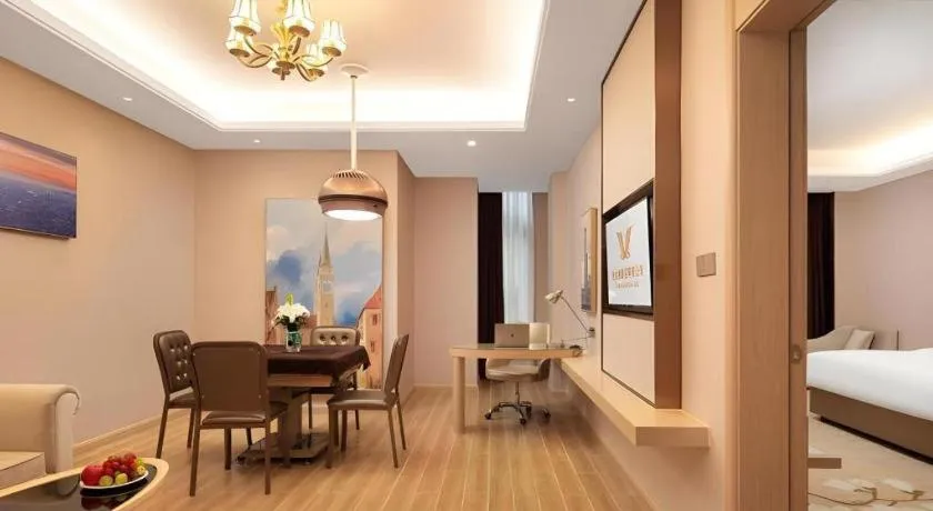 Bed in Vienna Hotel Chongqing Fengdu