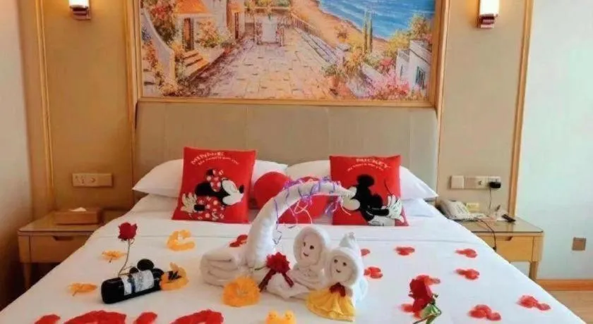 Bed in Vienna Hotel Chongqing Fengdu