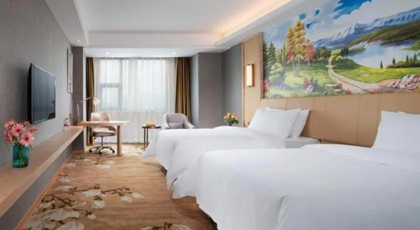 Bed in Vienna Hotel Jiangxi Ji'an Yanjingfu